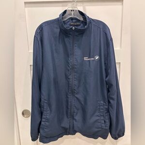 Greg Norman Collection Navy Lightweight Zip Jacket “BMW Championship” Navy Blue